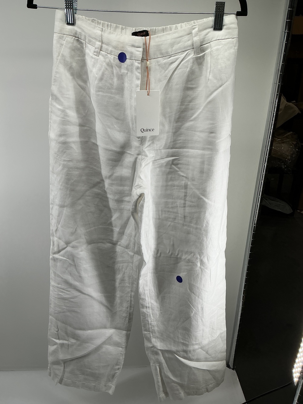 100% European Linen Pleated Trouser - 30"